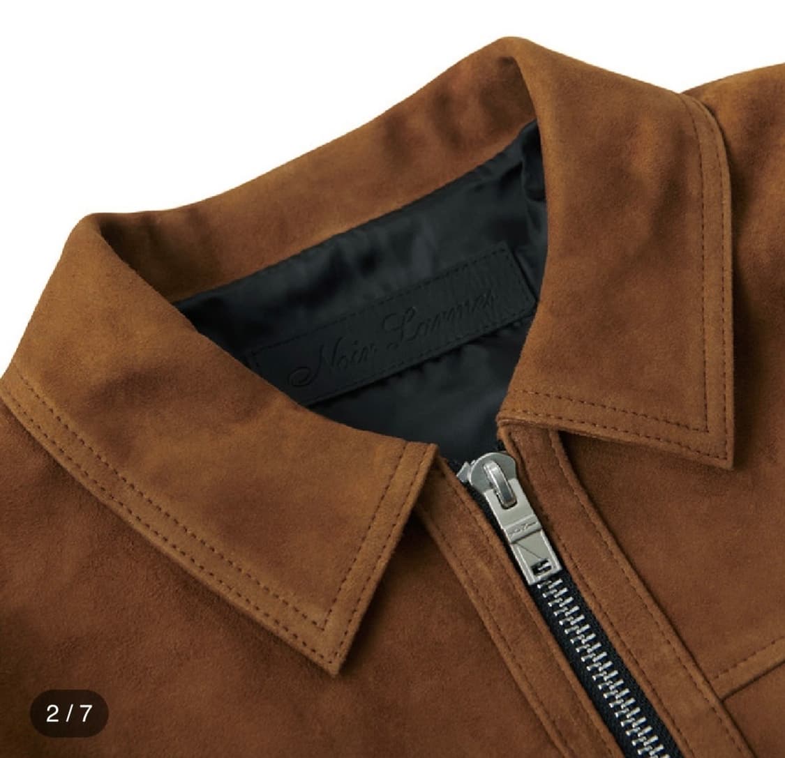 (신품급)느와르라르메스 스웨이드 자켓 (CAMEL)_48 상품이미지5