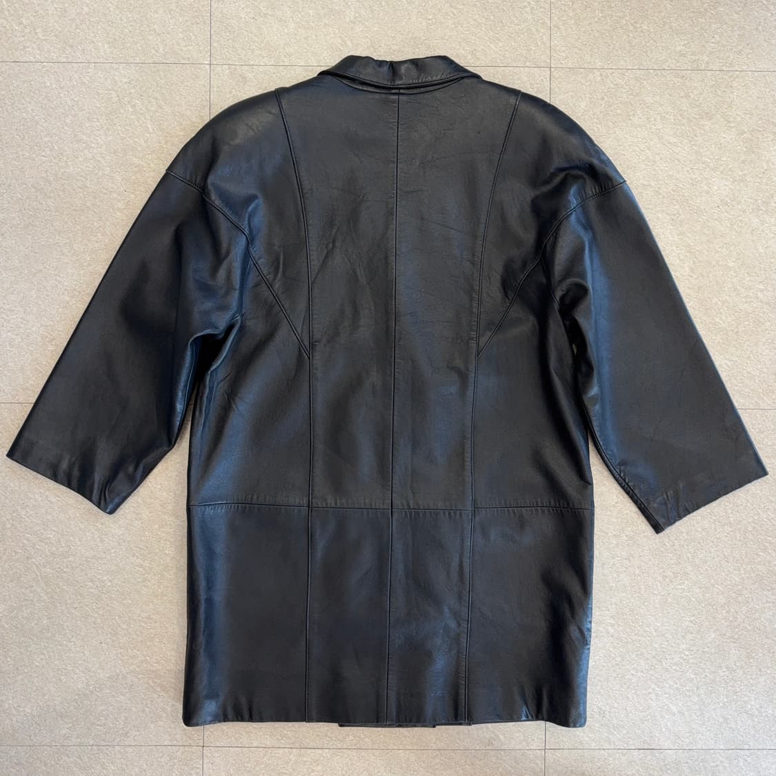 레더 더블 코트 상품이미지5