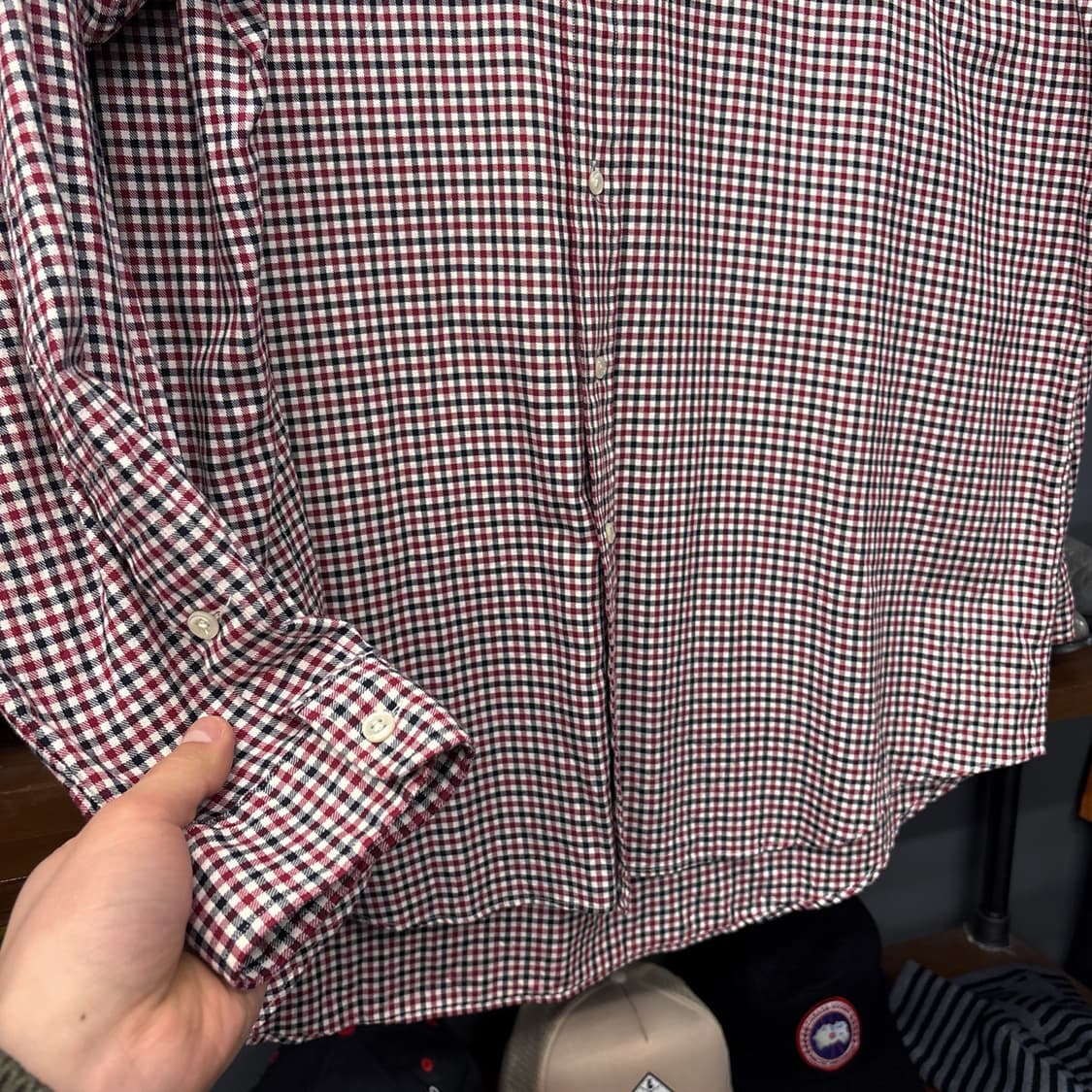 00s 폴로 랄프로렌 블레이크핏 클래식 건클럽체크 버튼다운셔츠 N1103 상품이미지5