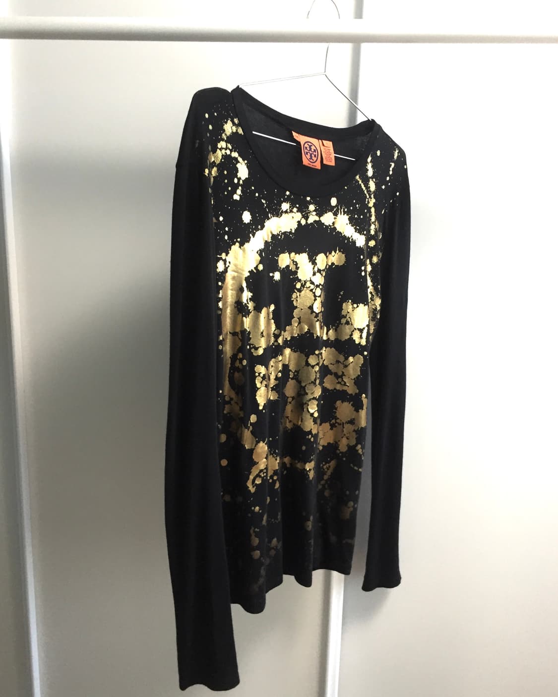 오네갸루 Tory burch gold glitter Top 갸루 펑크 상품이미지1