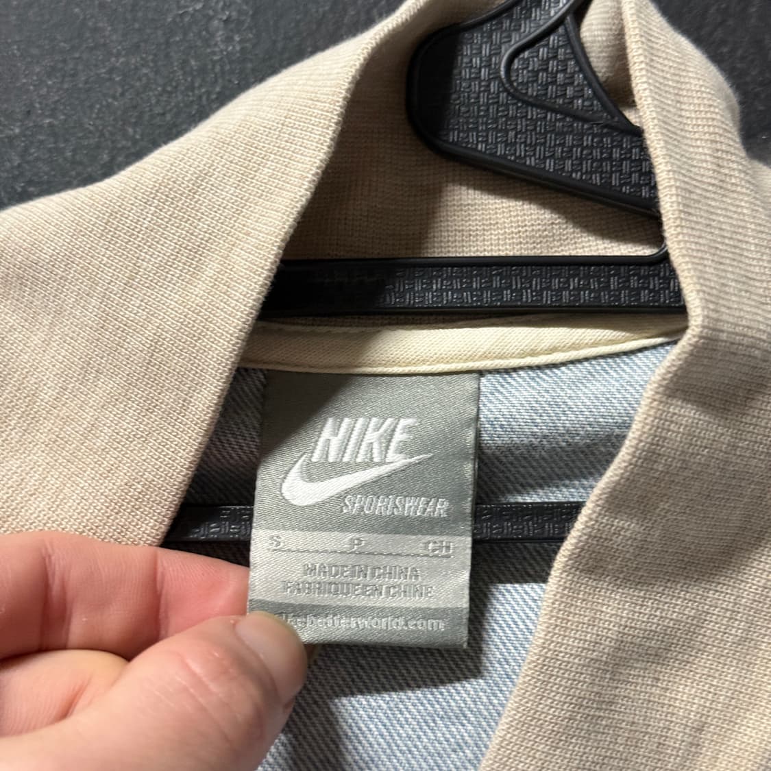 나이키 스몰 스우시 디트로이어 데님 블루종 자켓 상품이미지6