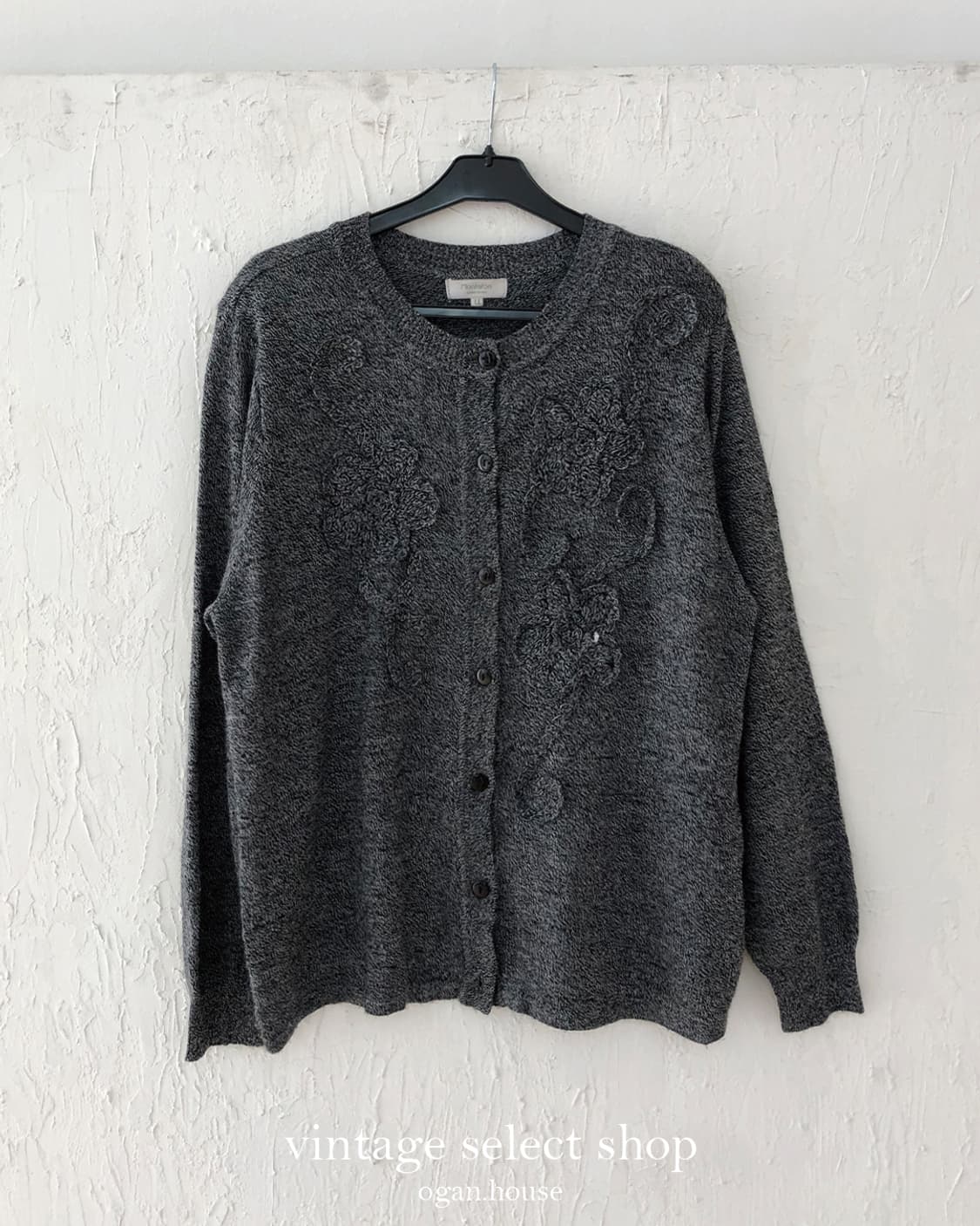 vintage flower embroidery knit cardigan 상품이미지6
