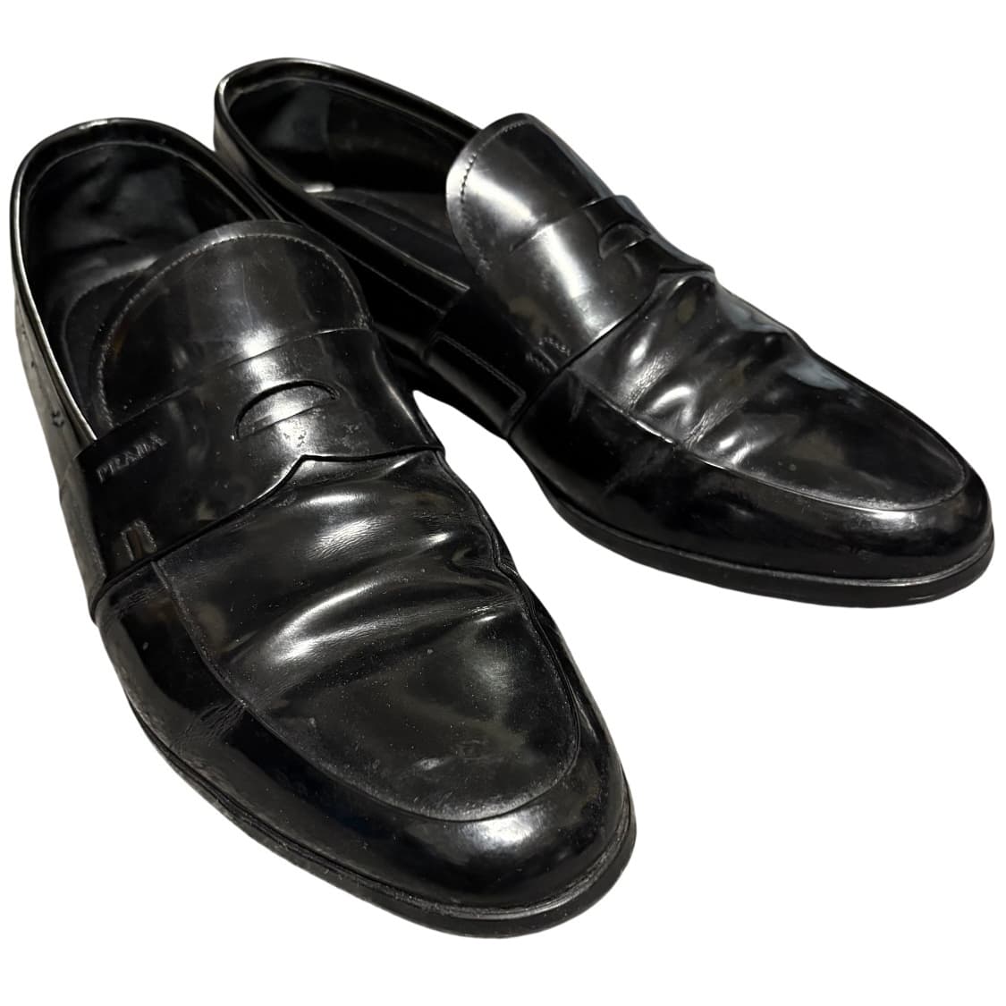 프라다 블랙 페니 로퍼 9.5 280-285 상품이미지2