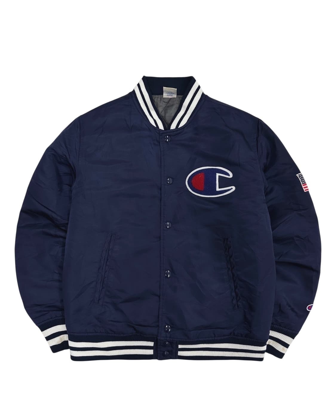 챔피온 올드스쿨 스타디움 누빔자켓 네이비 (M) 상품이미지1