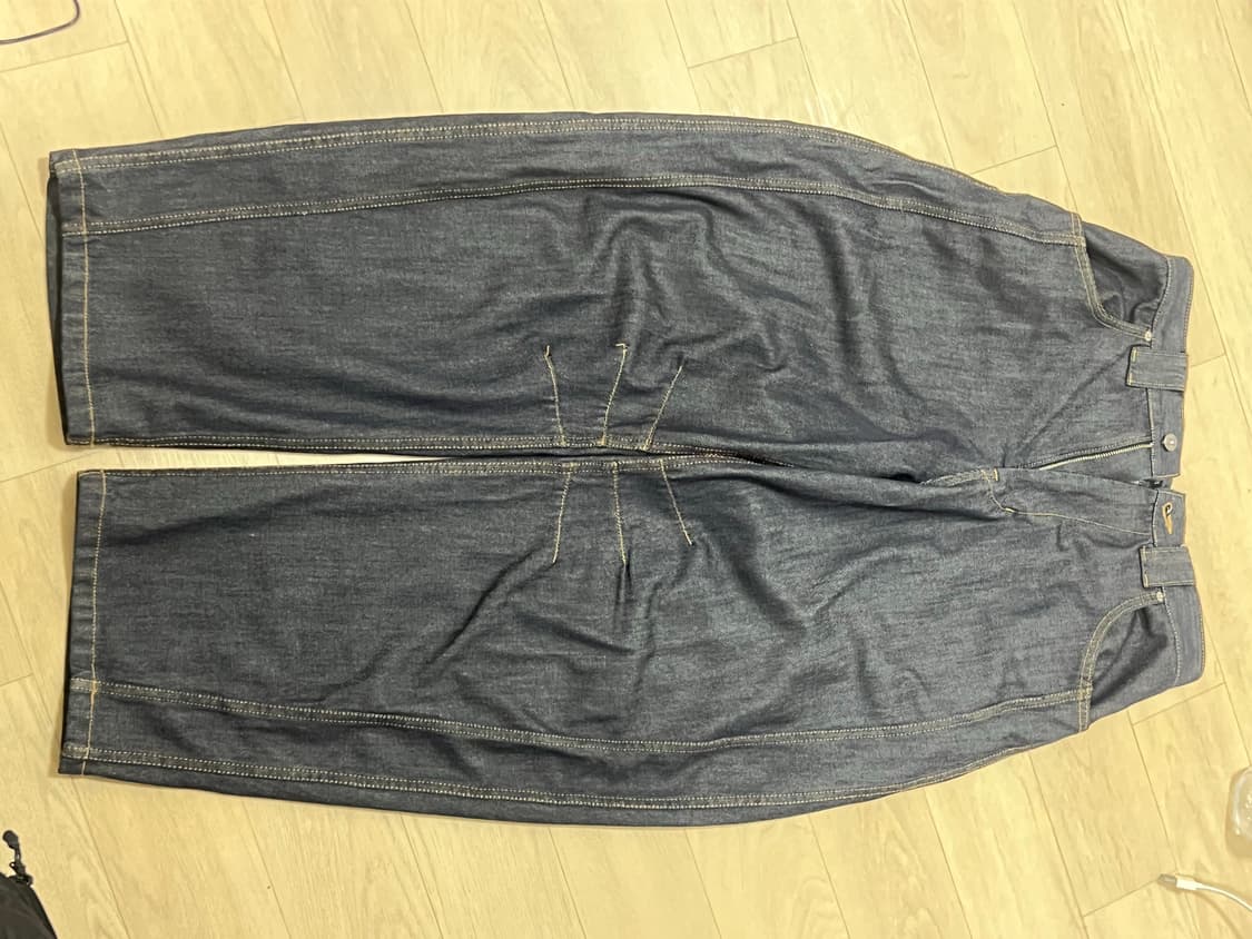 9999아카이브xHEOYOOL 테크니컬 커브드 팬츠 진 상품이미지3