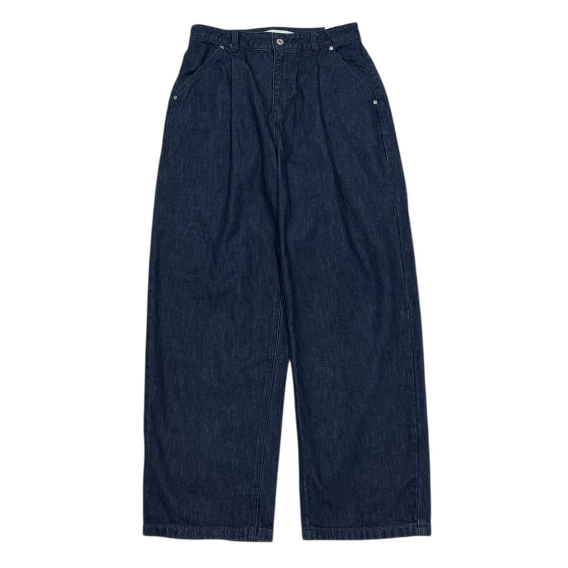 인사일런스 CAlIK 네추럴 워시드 데님 팬츠 바지 미드블루 S 상품이미지1