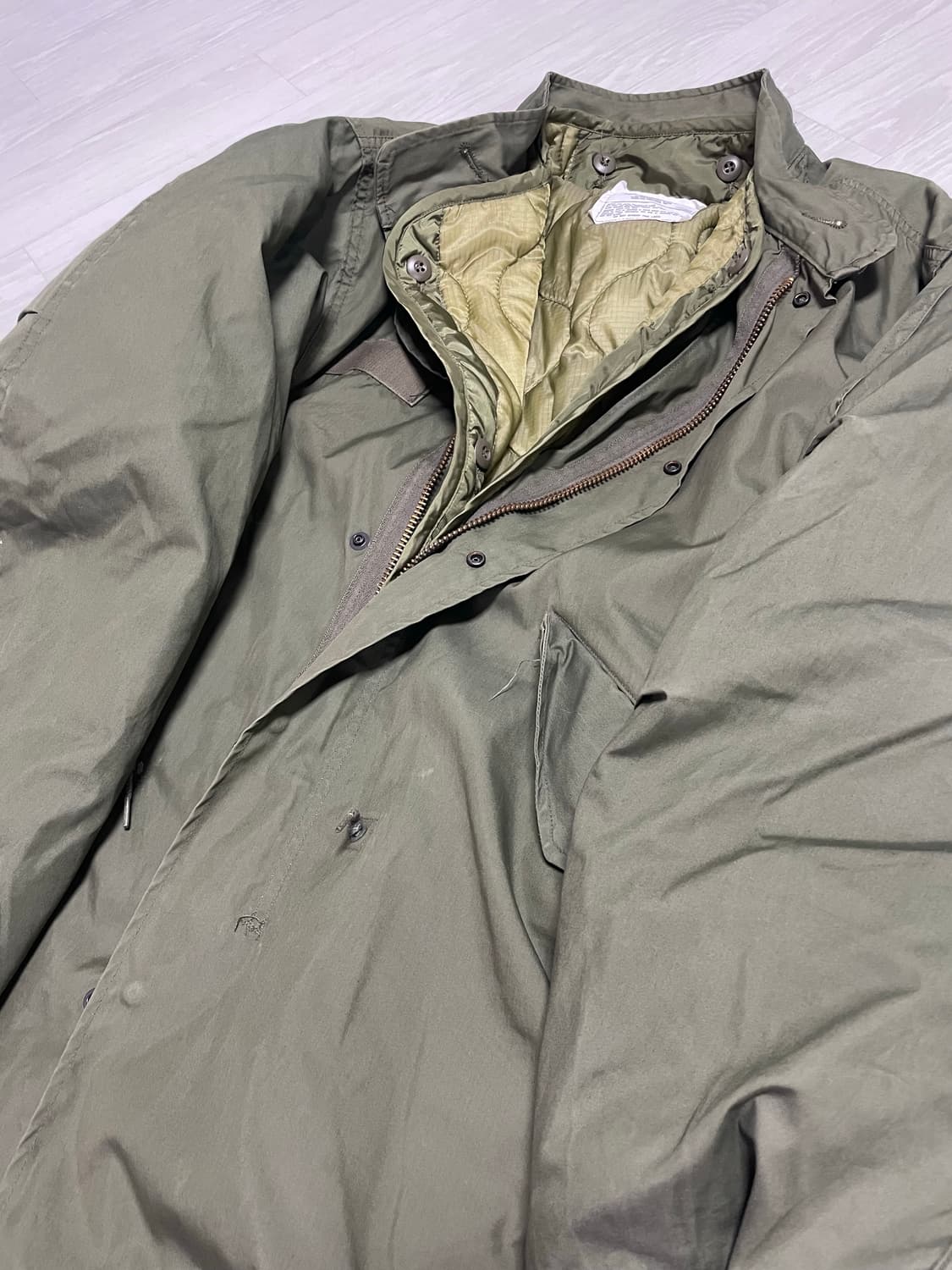 m65피쉬테일 오리지널 XL 민트급 내피세트 상품이미지9