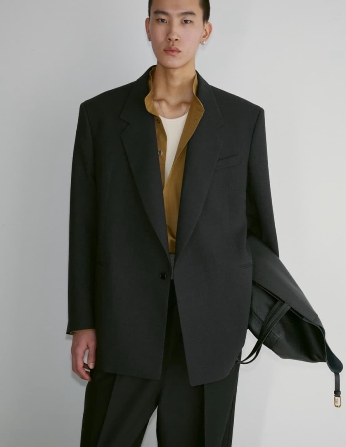 [새상품] 렉토 24FW 베르디 오버사이즈 더블 자켓 M사이즈 상품이미지1