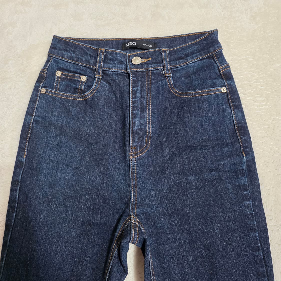 (26)여성 미쏘 하이웨스트 부츠컷 데님 팬츠 상품이미지2