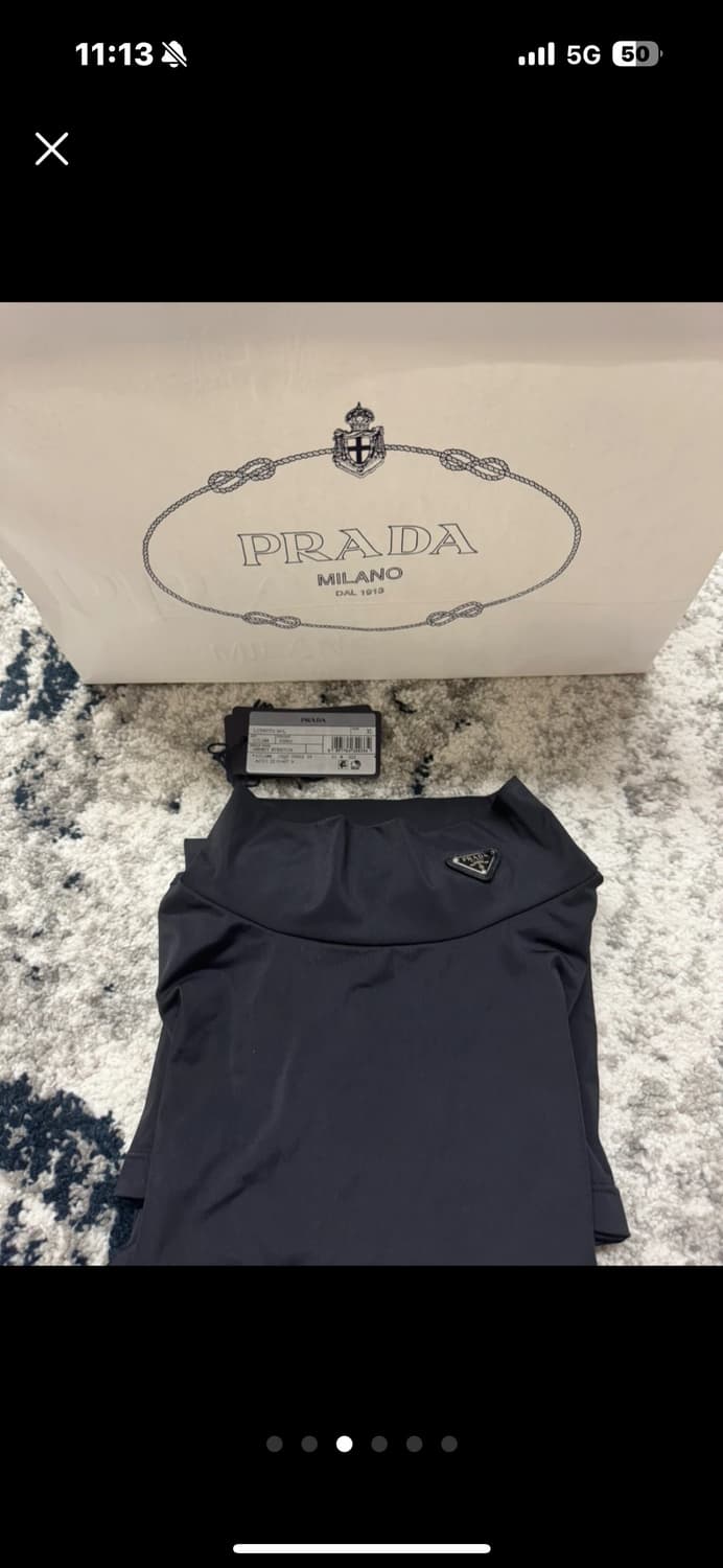 프라다 스트레치코튼 터틀넥XL 상품이미지3