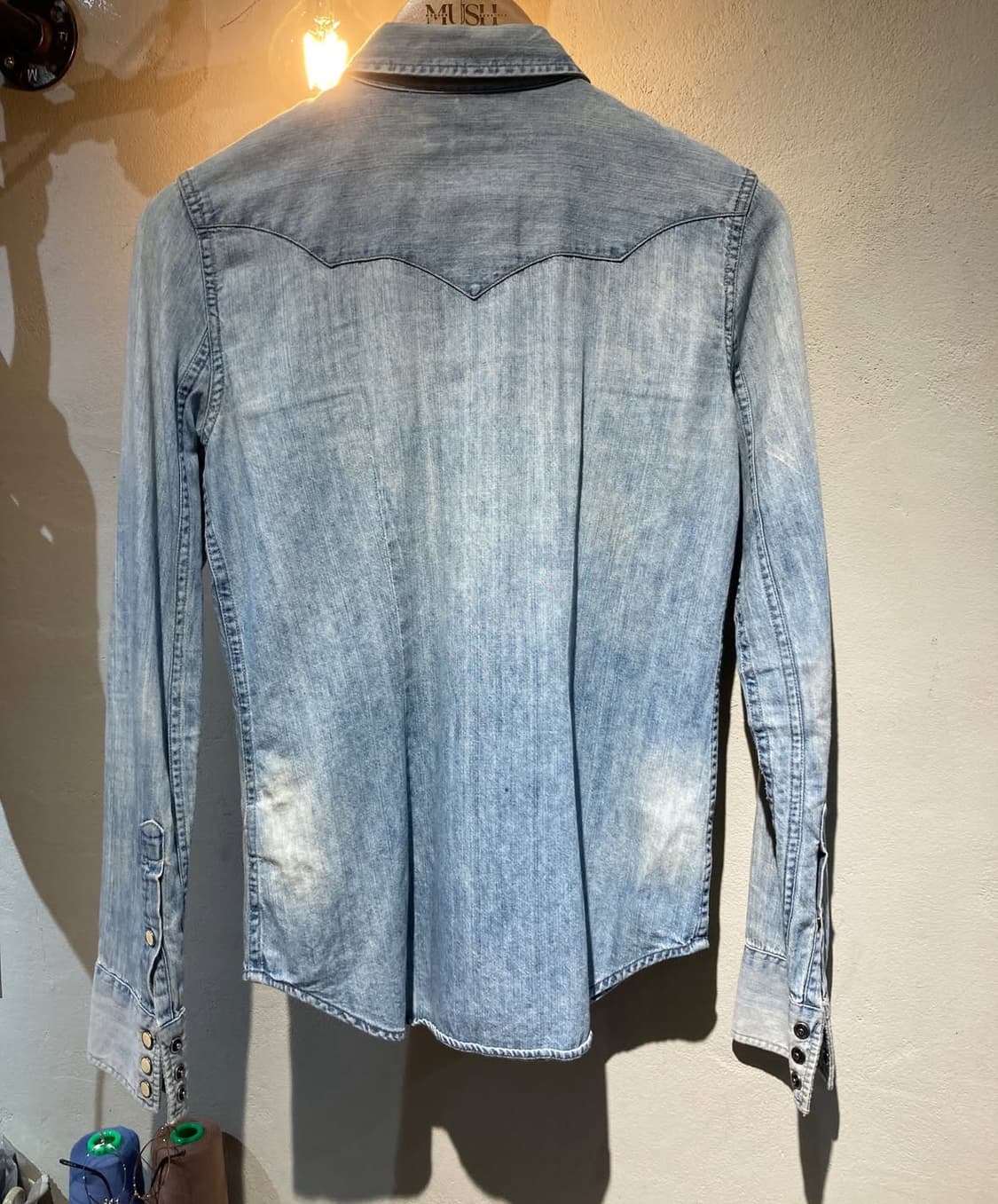 폴로 데님 앤 서플라이 연청 데님 셔츠 상품이미지4