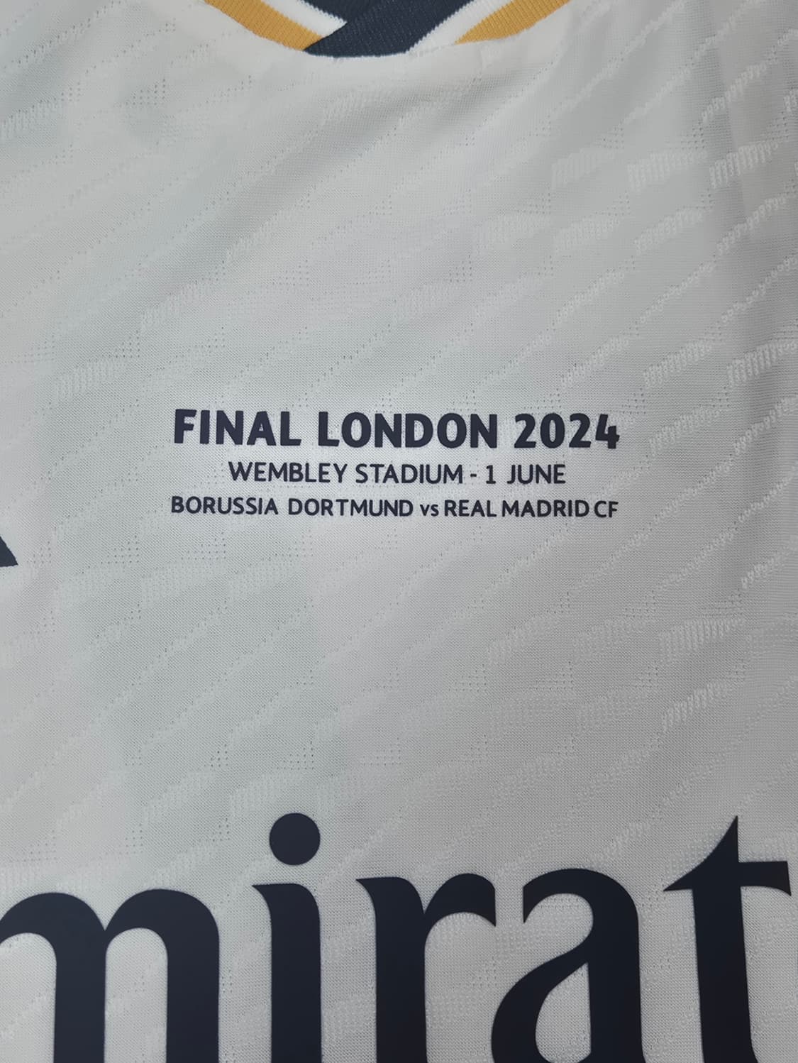 23-24 레알 홈 비니시우스 챔스결승버전 유니폼 M사이즈 어센틱  상품이미지4