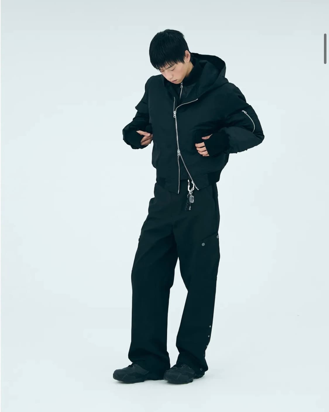 뎁스 후디 ma-1 블랙 상품이미지2