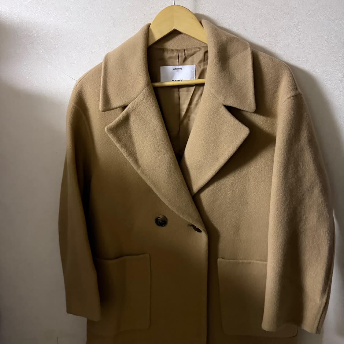 OBZEE 오브제 여성 캐시미어 코트 (66-77정도) 상품이미지2