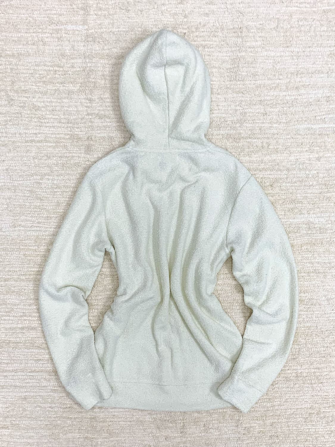 Ivory Fleece Hoodie 상품이미지3