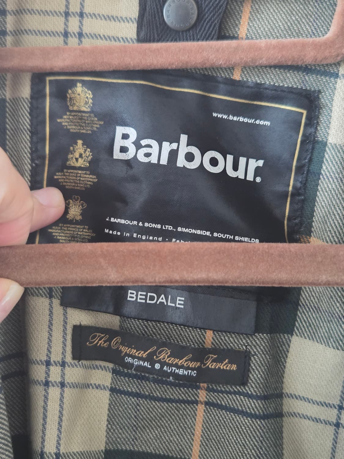 바버 BEDALE 왁스 자켓 판매 상품이미지7