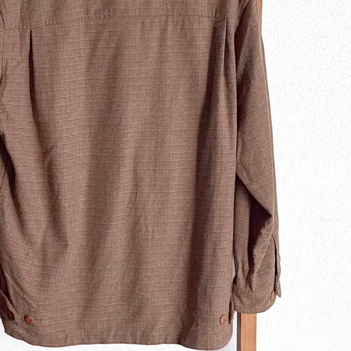 윈디버프 브라운 체크 셔츠자켓 상품이미지8