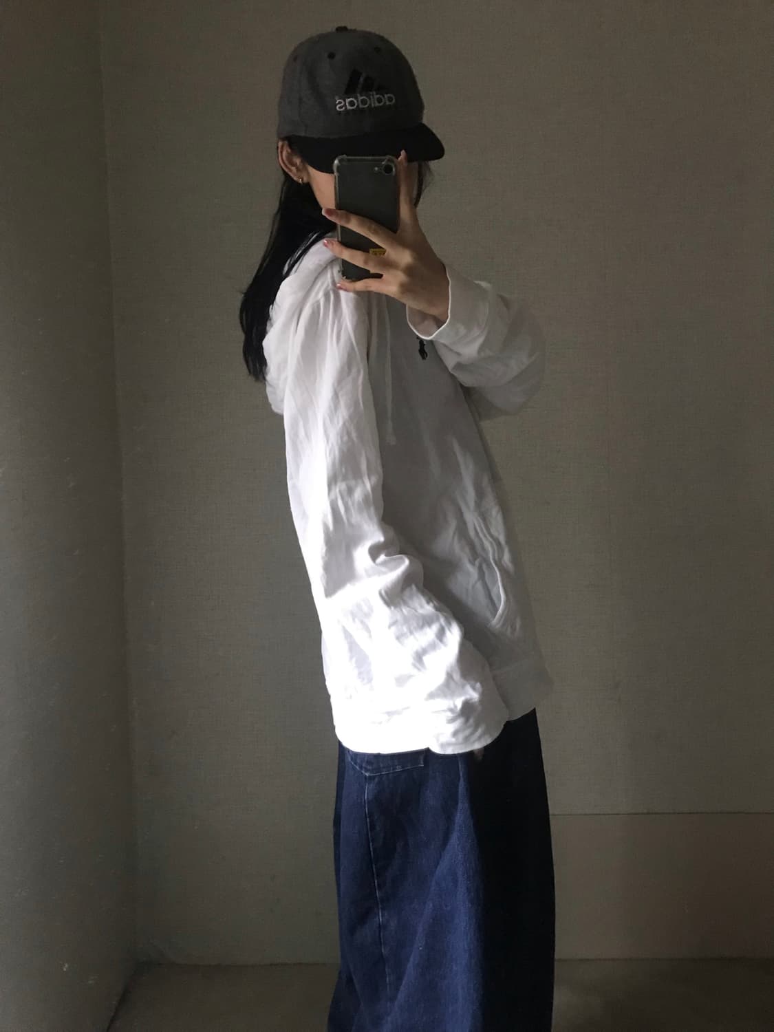 폴로 화이트 후드집업 상품이미지3
