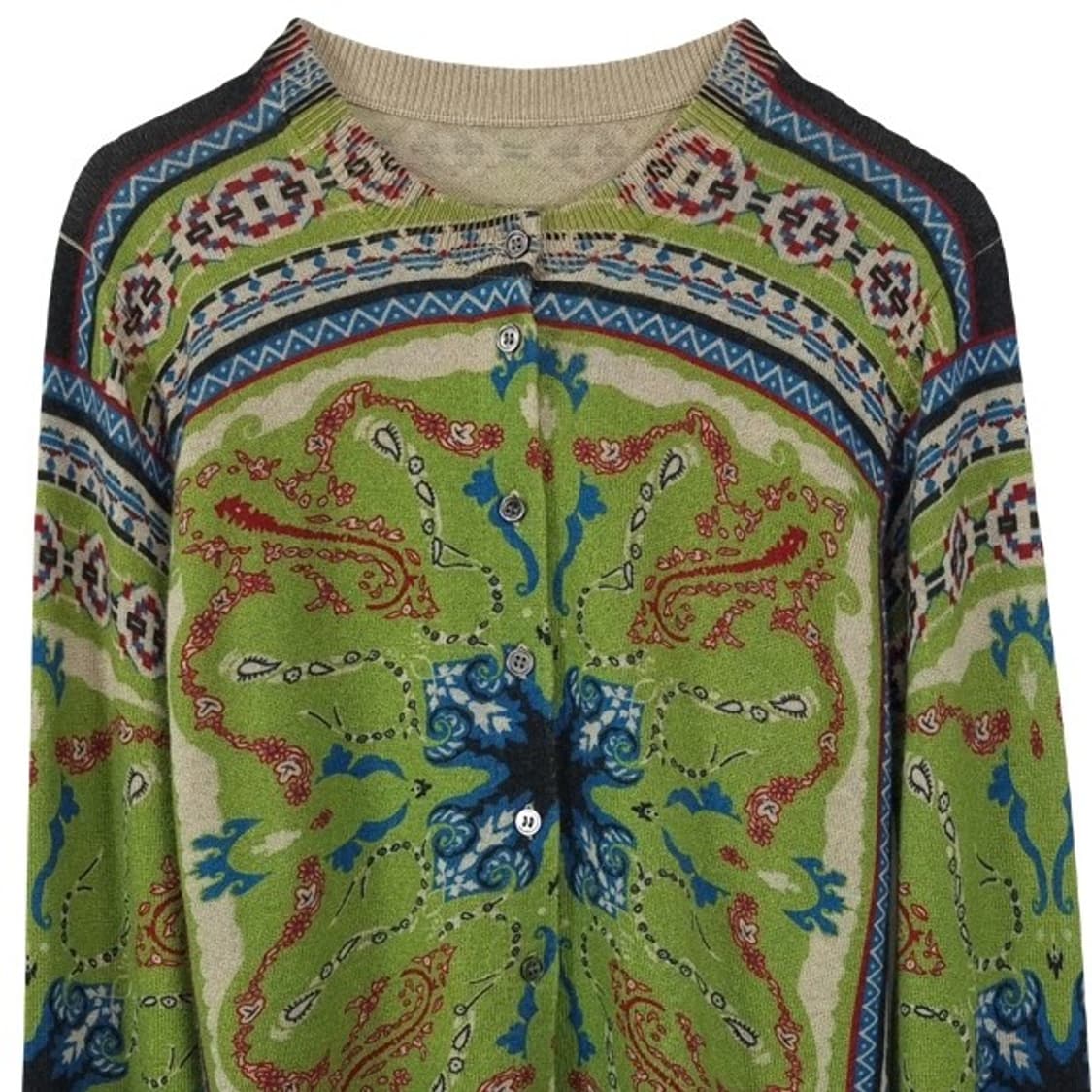 [빈티지] 에스닉 패턴 니트 가디건 M19114 상품이미지4