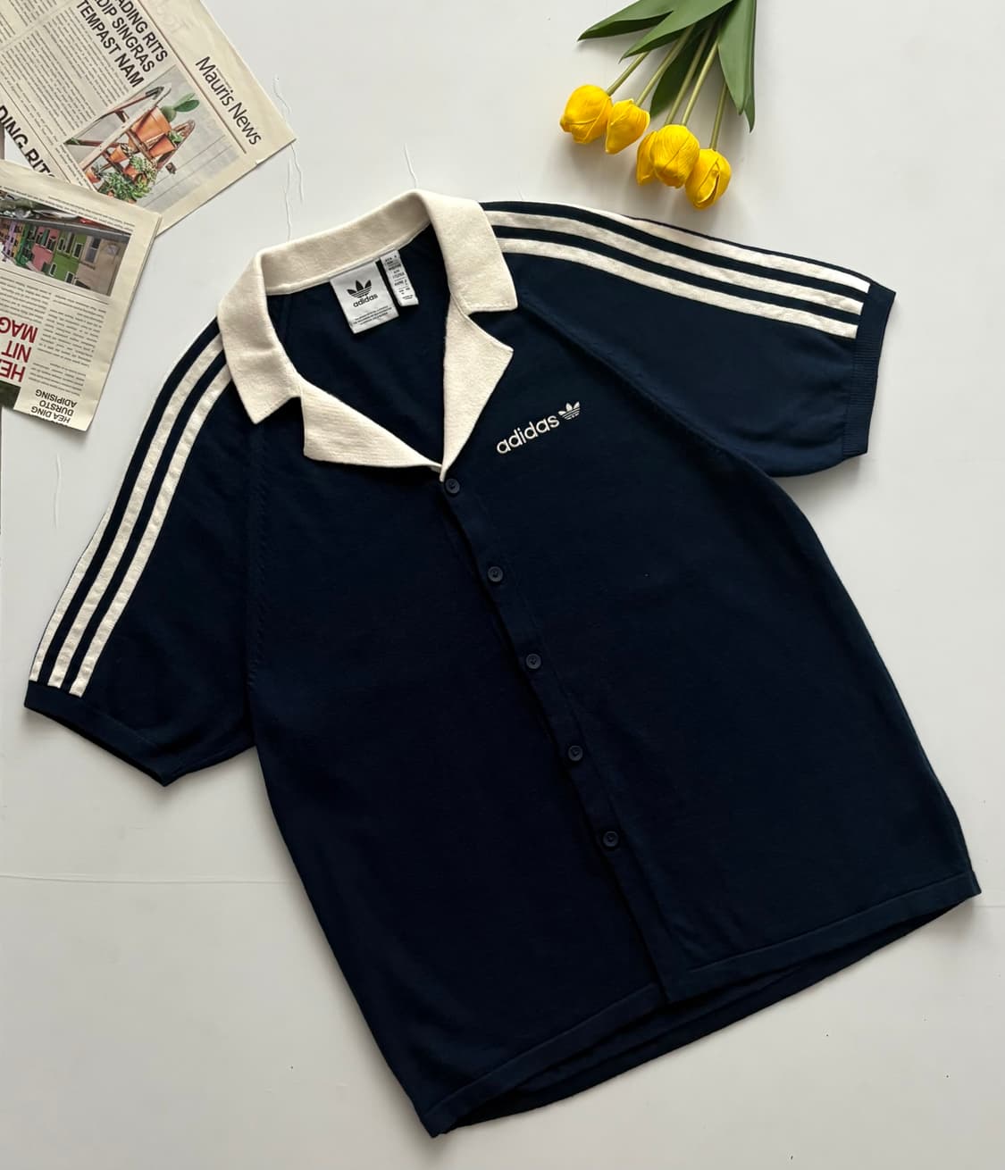 adidas 아디다스 신형 오리지널 프리미엄 니트 반팔 상품이미지1