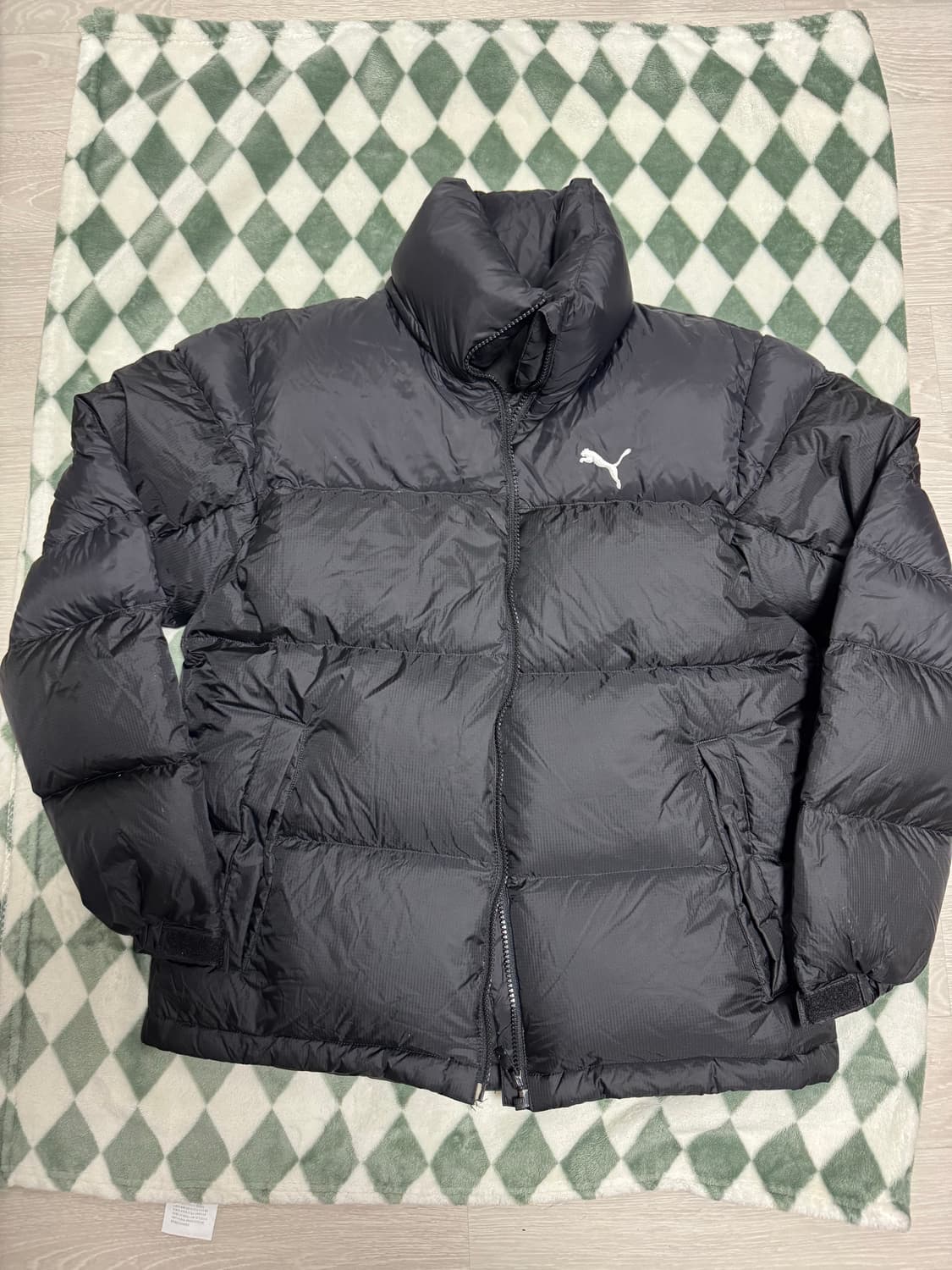푸마 블랙 패딩 점퍼 S(여성,아동용) 상품이미지1