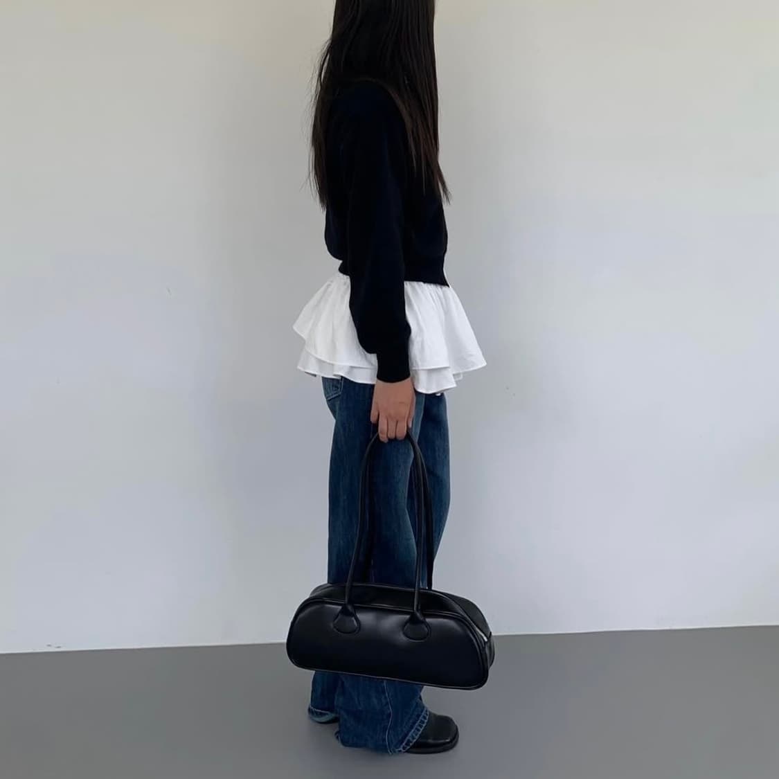 프릴 레이어드 랩 스커트 상품이미지2