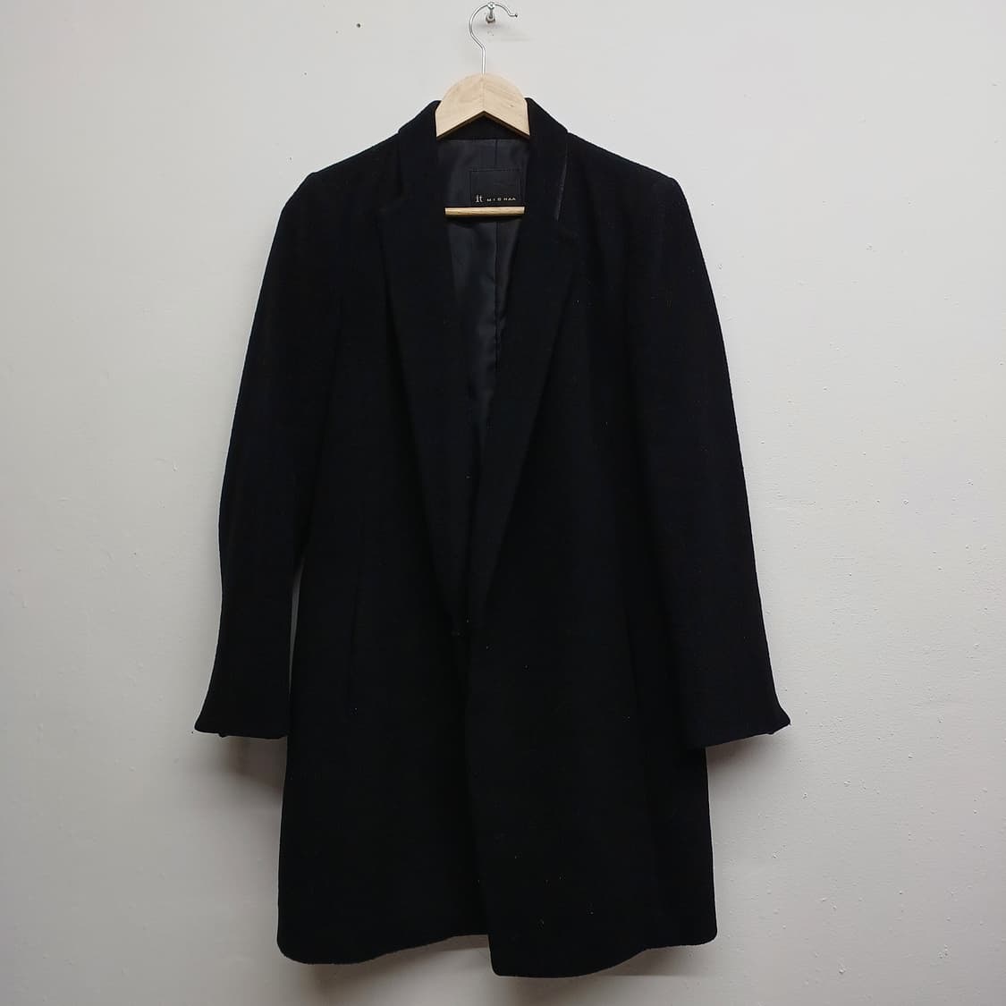 잇미샤 블랙 싱글 코트  F 상품이미지1