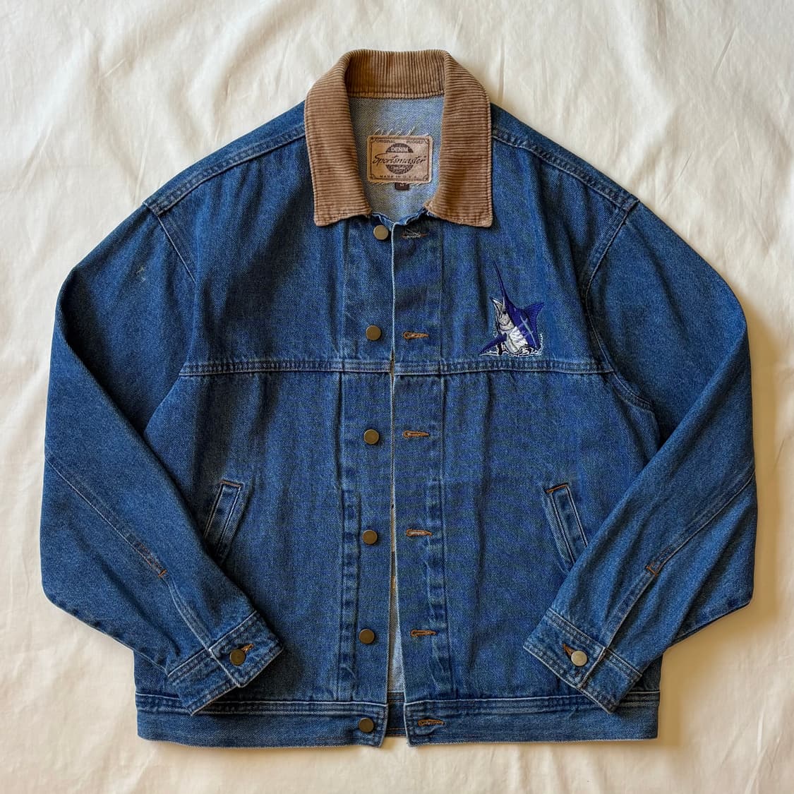 [M/105-108] 80s USA Sportsmaster 데님 자켓 상품이미지3