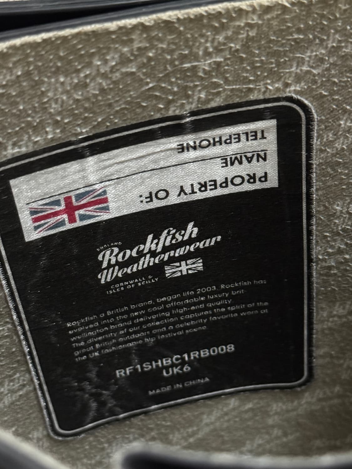 박스ㅇ)락피쉬 웨더웨어 롱 레인부츠 블랙 UK6(245) 상품이미지8