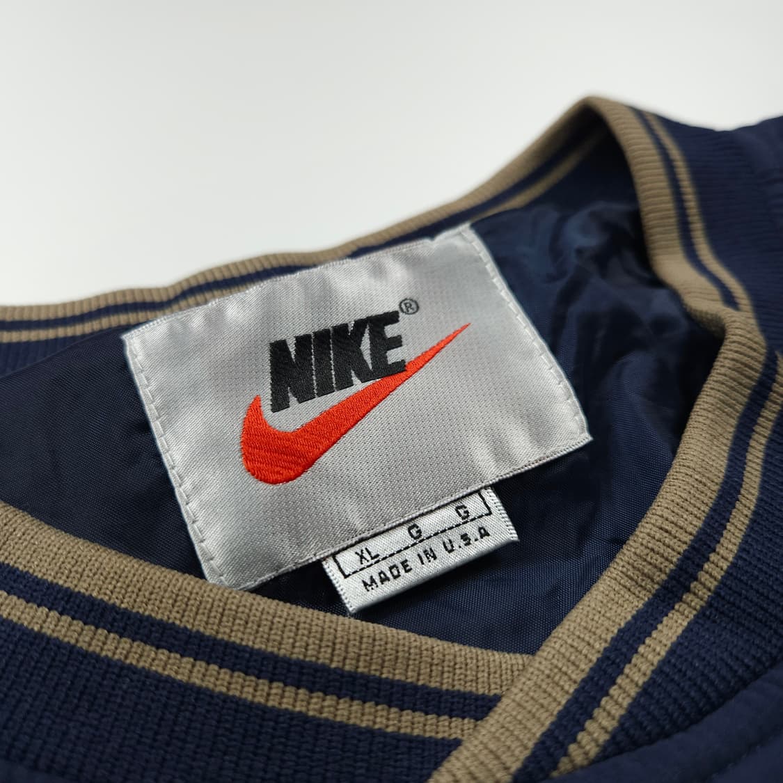 90s 나이키 센터 스우시 올드스쿨 박시핏 웜업 (XL) 상품이미지4