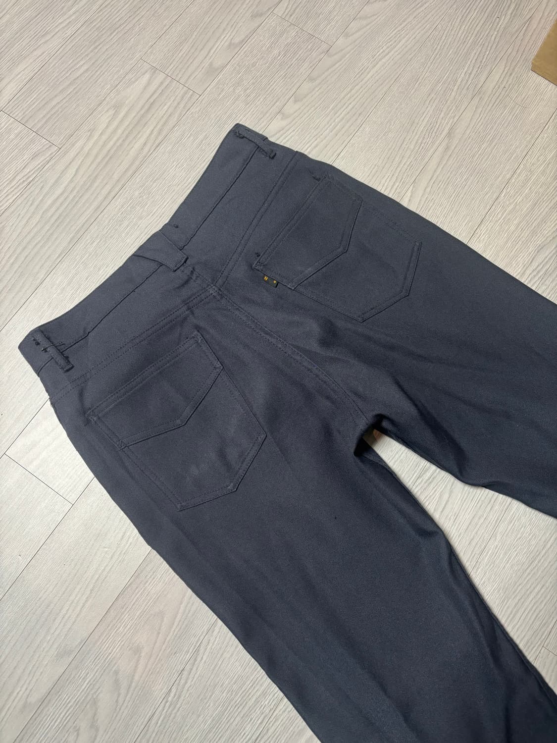 Needles / 니들스 네이비 폴리 부츠컷 팬츠 [OS]  상품이미지3