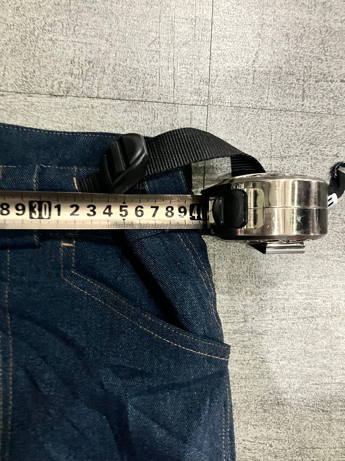 일본빈티지 bilm 올드스쿨스트릿 아메카지 셔링오운딩 벨트생지팬츠 상품이미지2