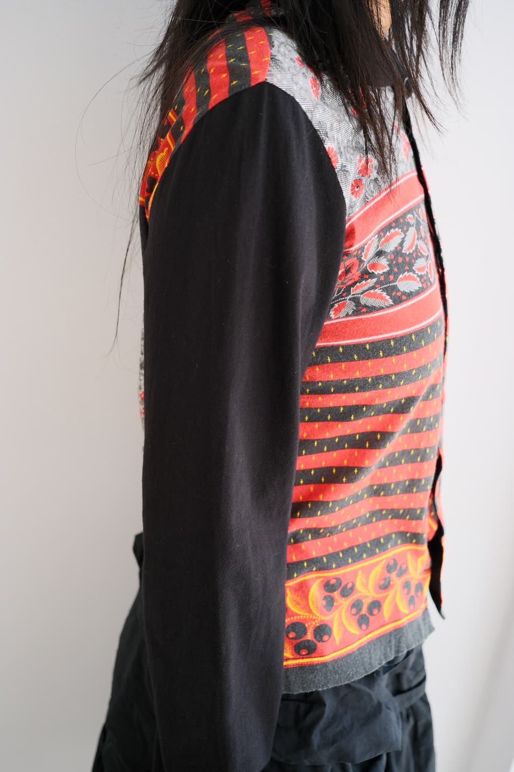 Olive & flower round collar top 상품이미지2