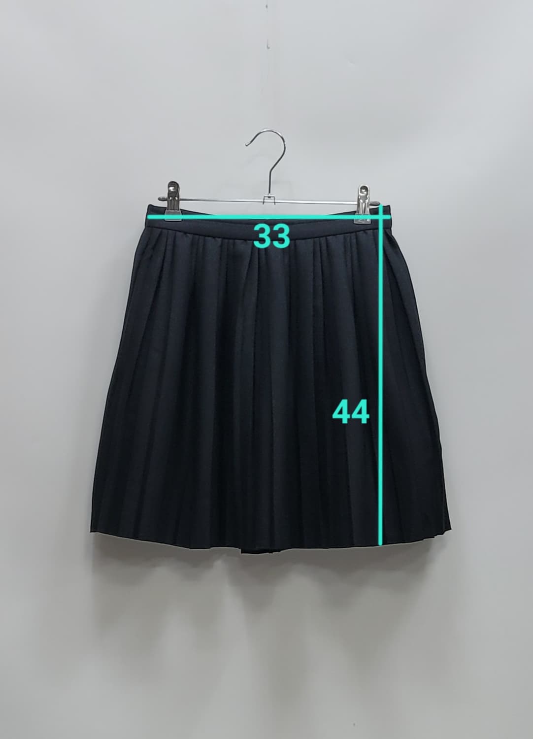 (새상품급) COS 코스 울 블랜드 플리츠 미니 스커트 / 여 34 블랙 상품이미지10