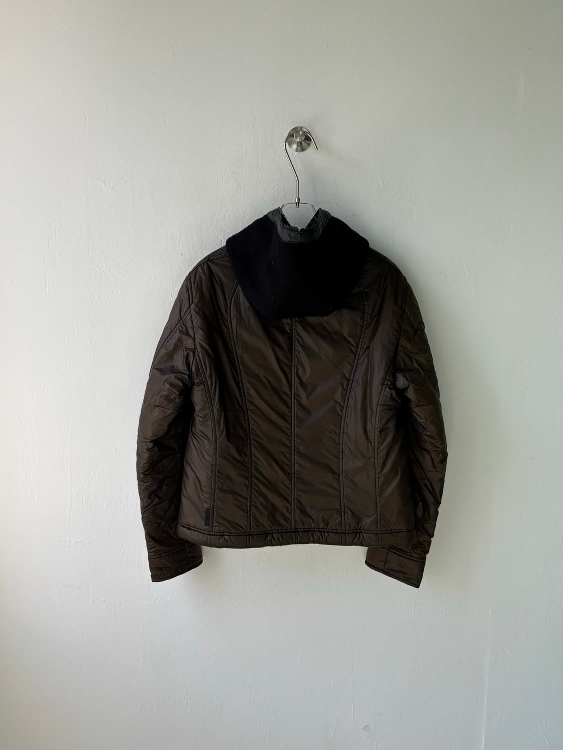 아르마니 레더 트림 푸퍼 자켓 상품이미지6