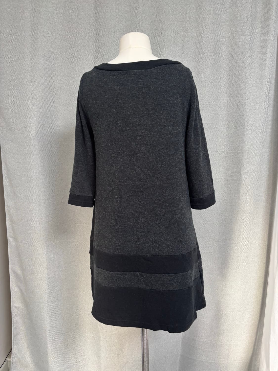 grove 스퀘어 7부 밑단 배색 원피스 상품이미지8