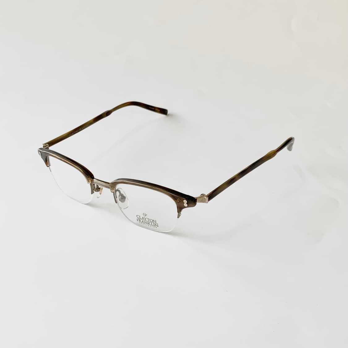 862 클레이튼 프랭클린 데드스탁 빈티지 하금테 브라운 일본제 남녀공용  상품이미지8
