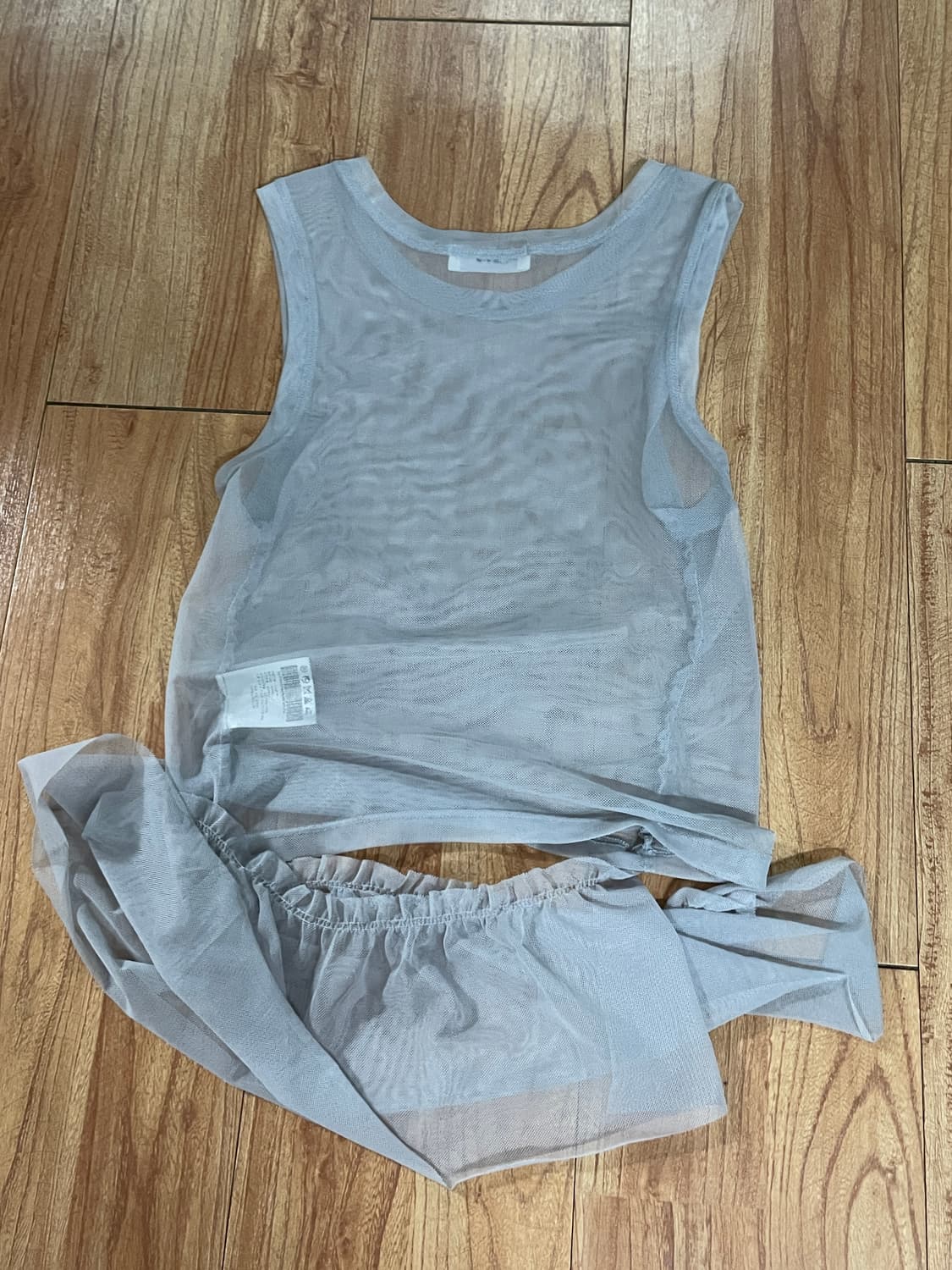 LCDC Mesh trill sleeveless top 상품이미지2