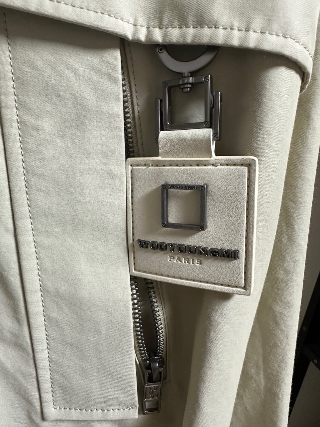 [48]우영미 나일론 아노락 점퍼 베이지 상품이미지7