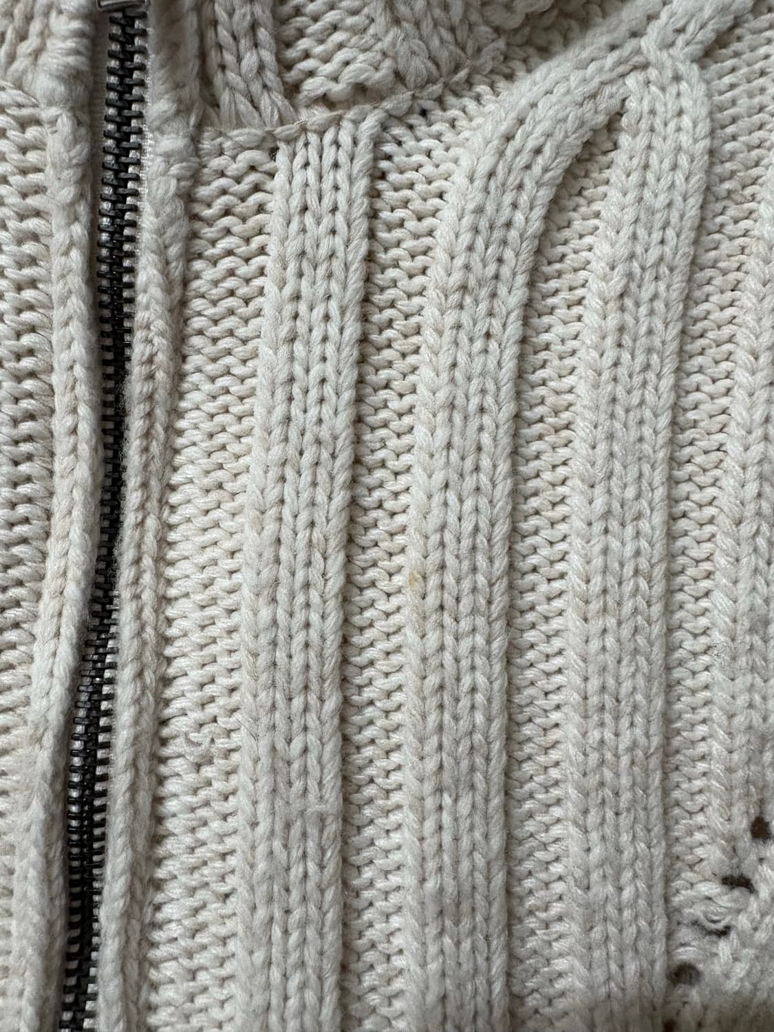 나체 nache 니트집업 상품이미지3