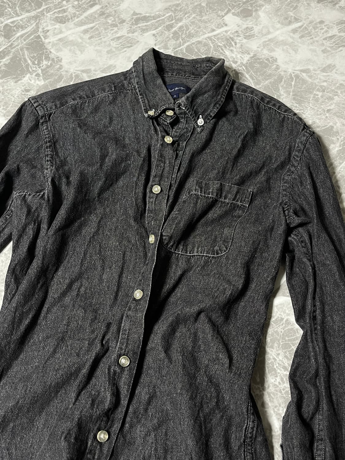 black denim shirts 상품이미지2