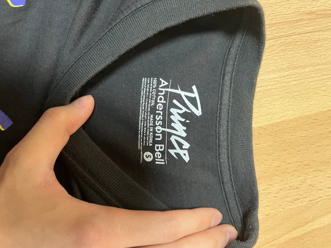 앤더슨벨 프린스 퍼플레인 밴드티 상품이미지5