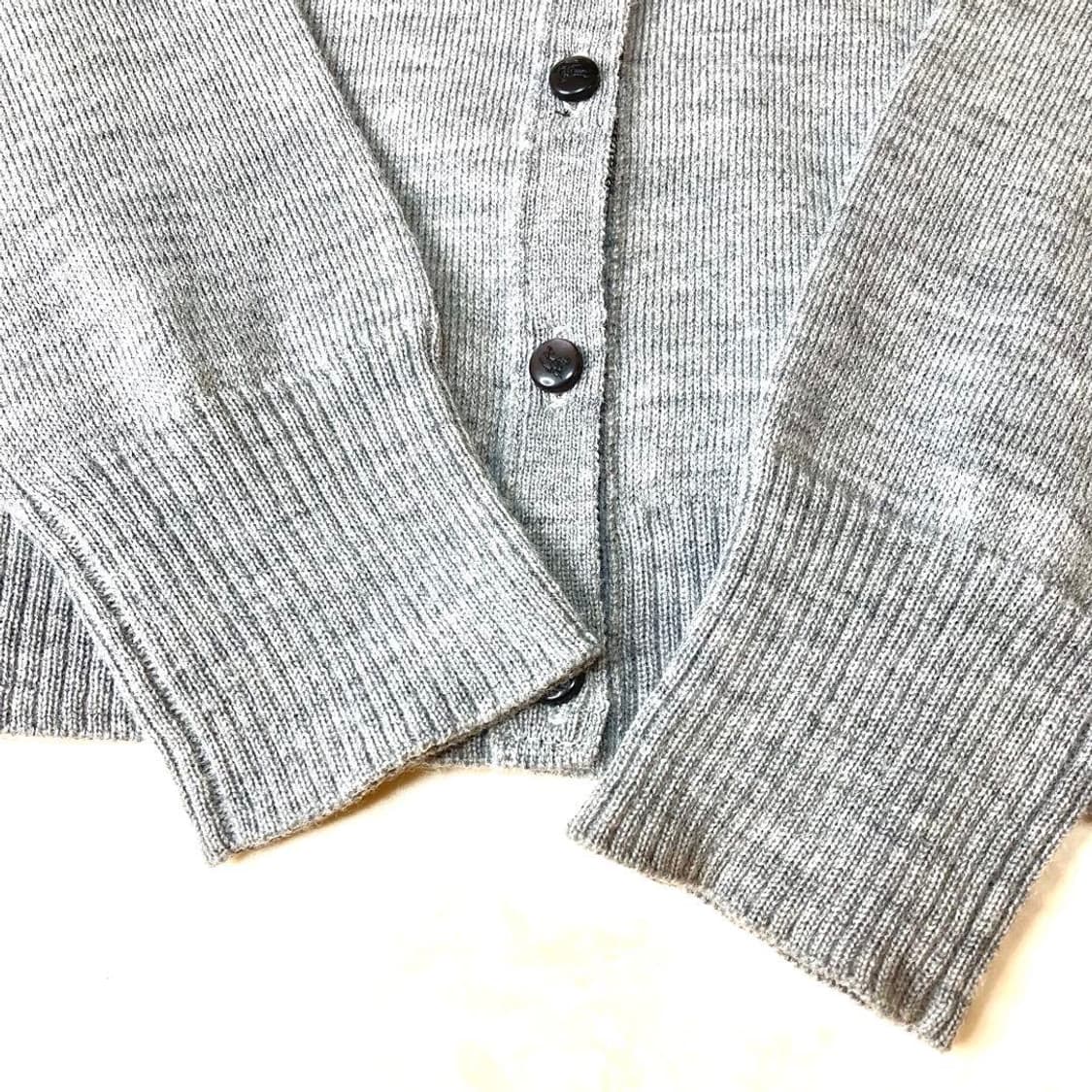 버버리 블루라벨 모100 그레이 가디건 니트 앙상블 세트 38사이즈 상품이미지8