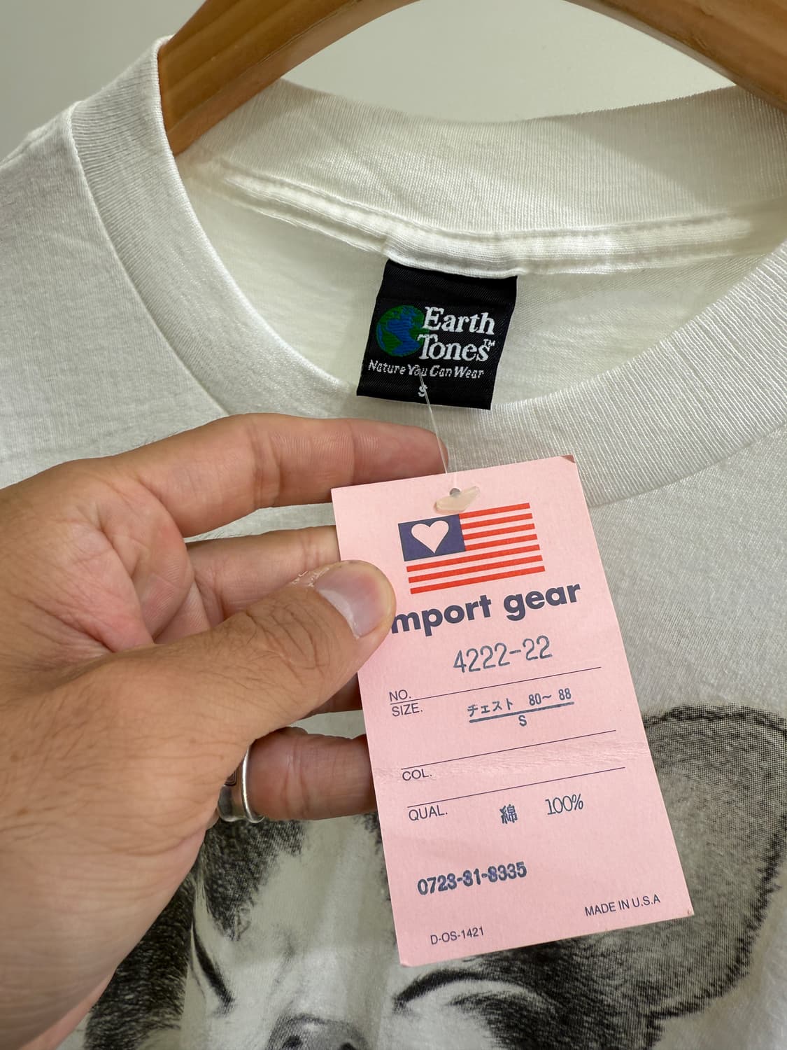 EARTH TONES (Made in USA) 프린팅 티셔츠 상품이미지7