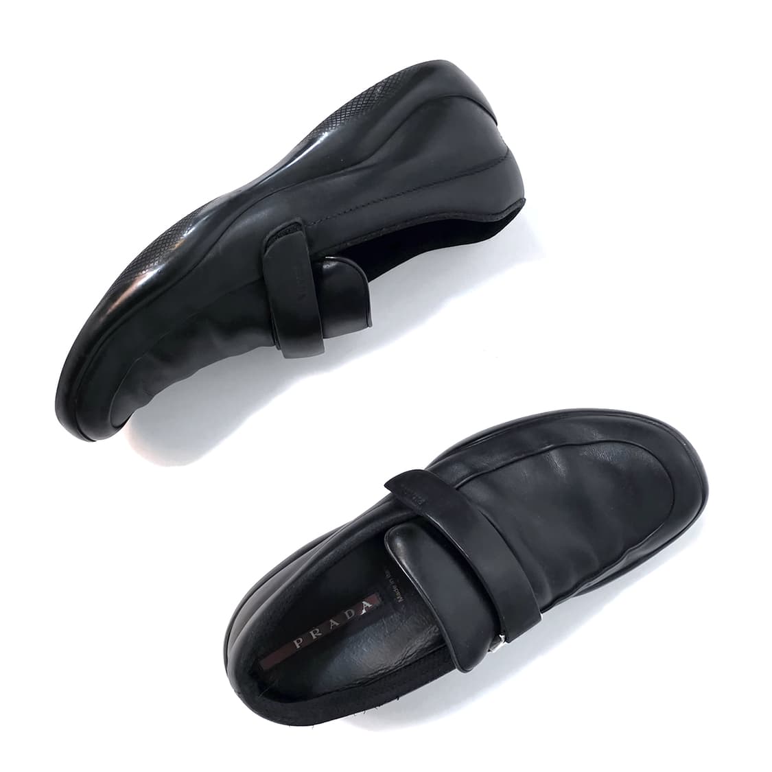 [UK5.5] 프라다 스포츠 스트랩 로퍼 블랙 상품이미지4