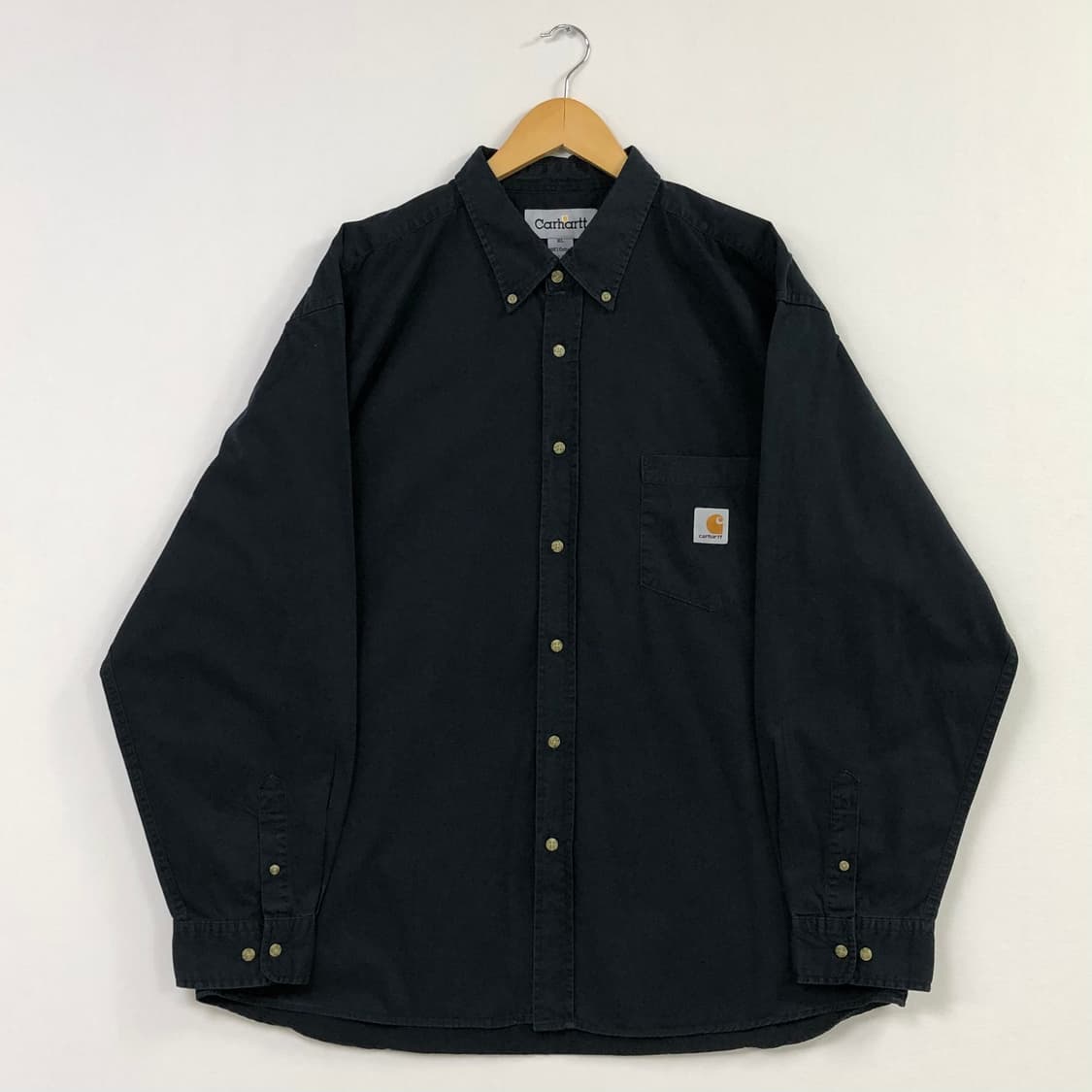 Xxl 칼하트 블랙 워크 셔츠 상품이미지2