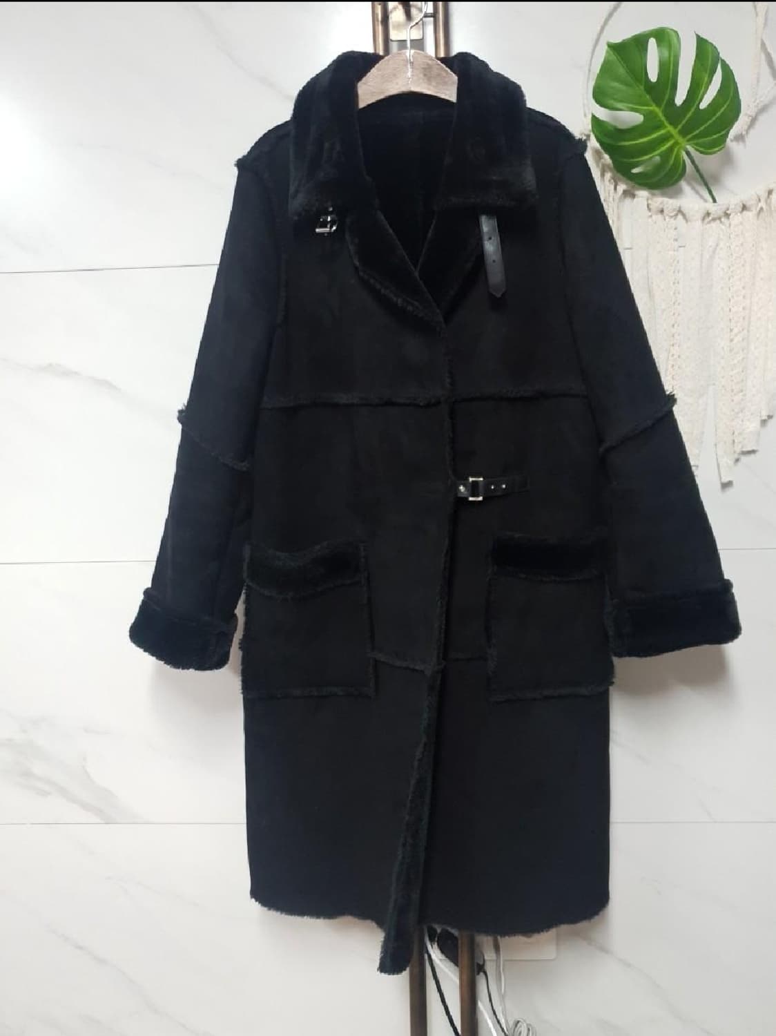 여성의류 겨울 롱코트.무스탕.토스카나(무료배송)🚀🚛 상품이미지3