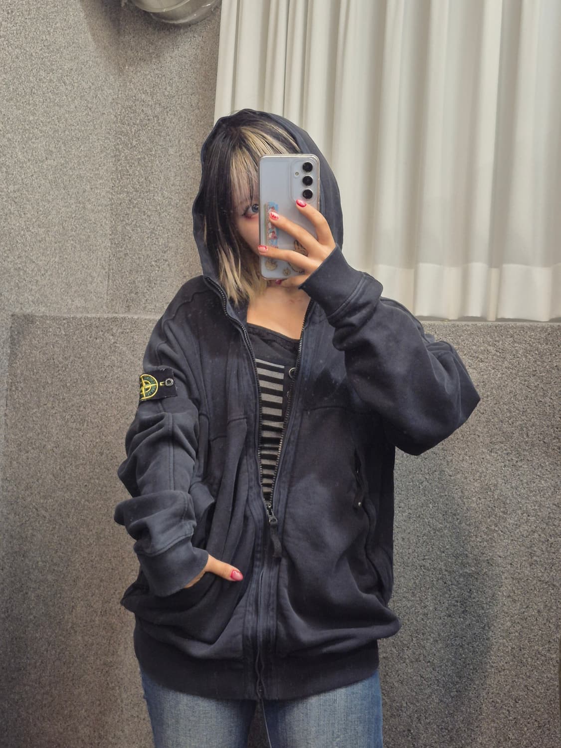 STONE ISALAND HOODIE ZIPUP 상품이미지1