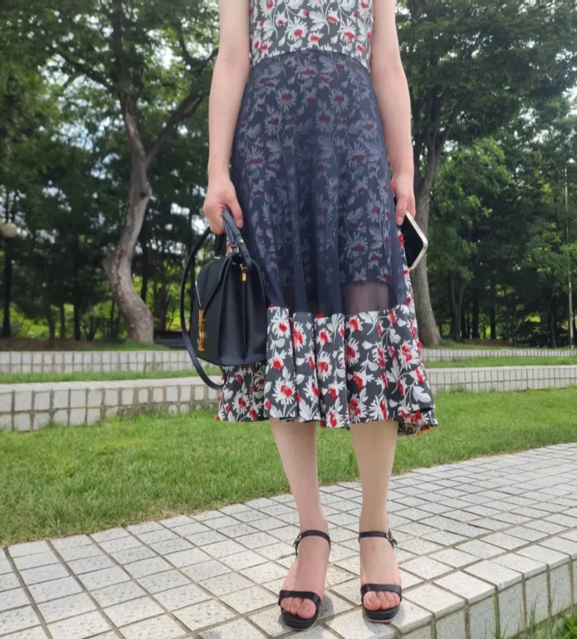 발렌시아가 Flared skirt dress S 상품이미지3