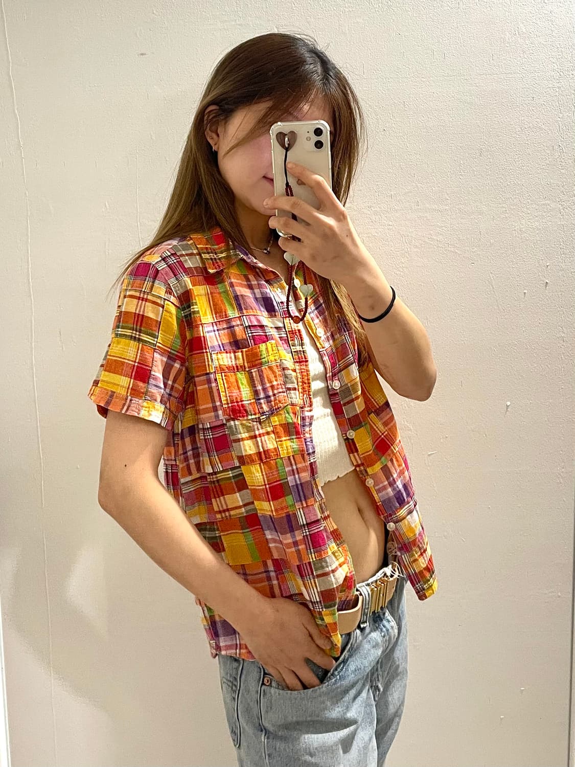 빔즈 패치워크 셔츠 상품이미지3